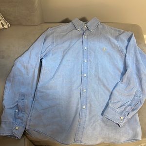 Ralph Lauren men’s slim fit M chambray long sleeve button down